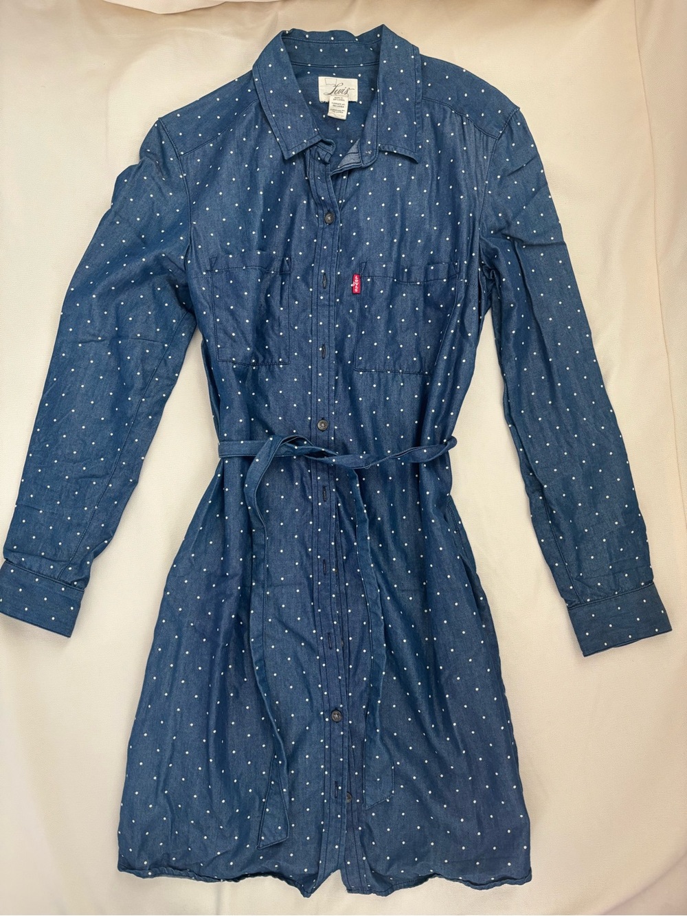 Levi's Polkadot Shirt Dress